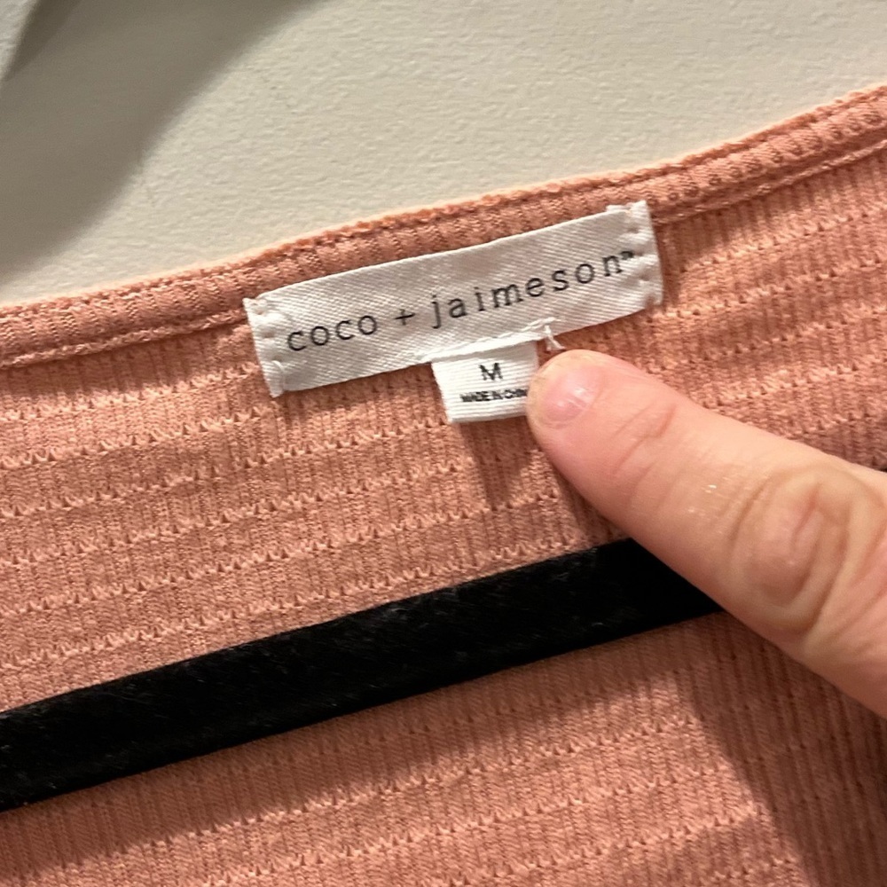 NWT | Coco + Jaimeson | Blush Pink Button Down Wa… - image 6